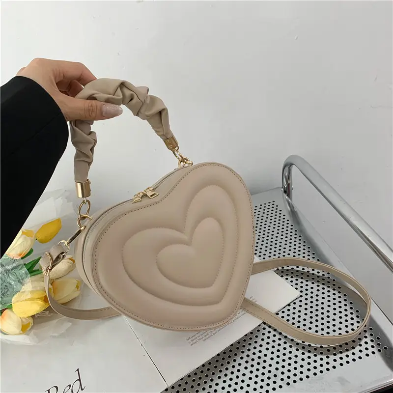 Women's Red Heart Crossbody Bag 2022 - Image 4