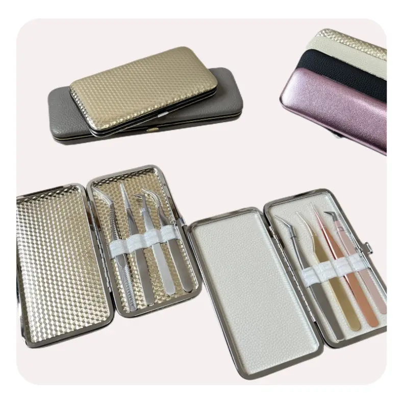 Dust-Proof Eyelash Tweezers Storage Box White — feature 26