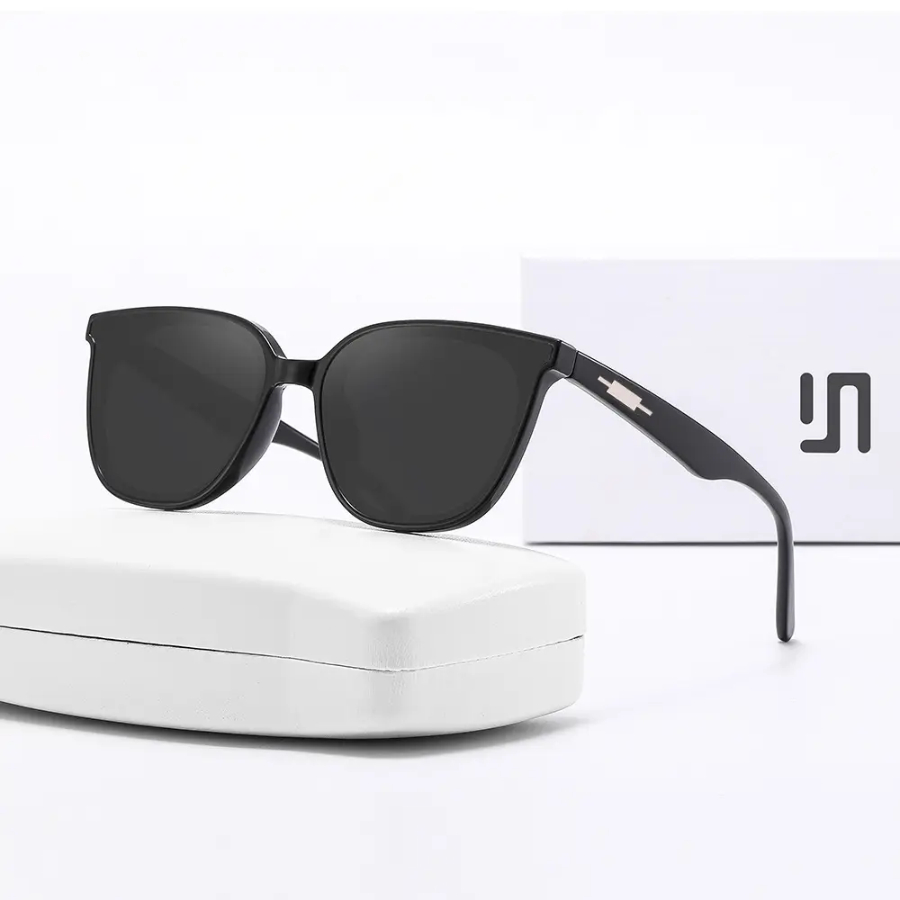 Men Women Cat Eye Sunglasses Anti UV Brown Polarized - Image 10