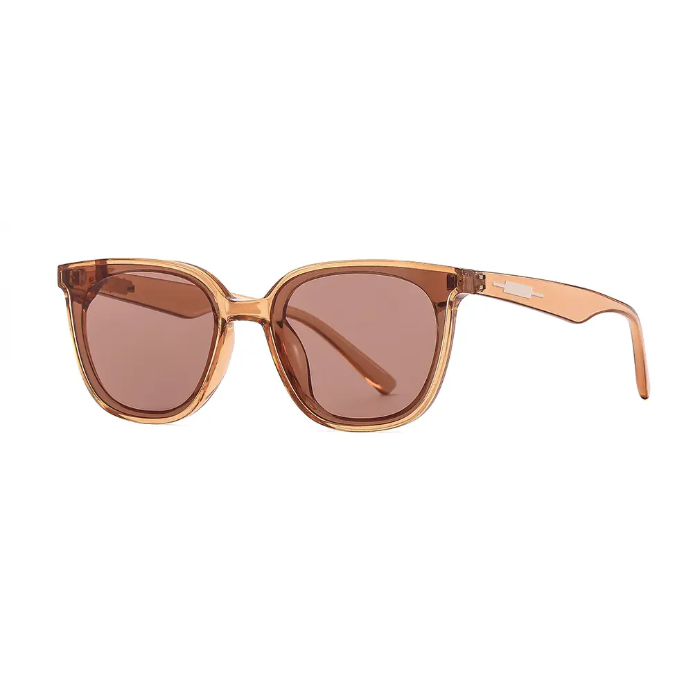 Men Women Cat Eye Sunglasses Anti UV Brown Polarized - Image 4
