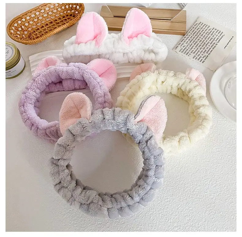 Cat Ear Flannel Headband for Women — feature 10