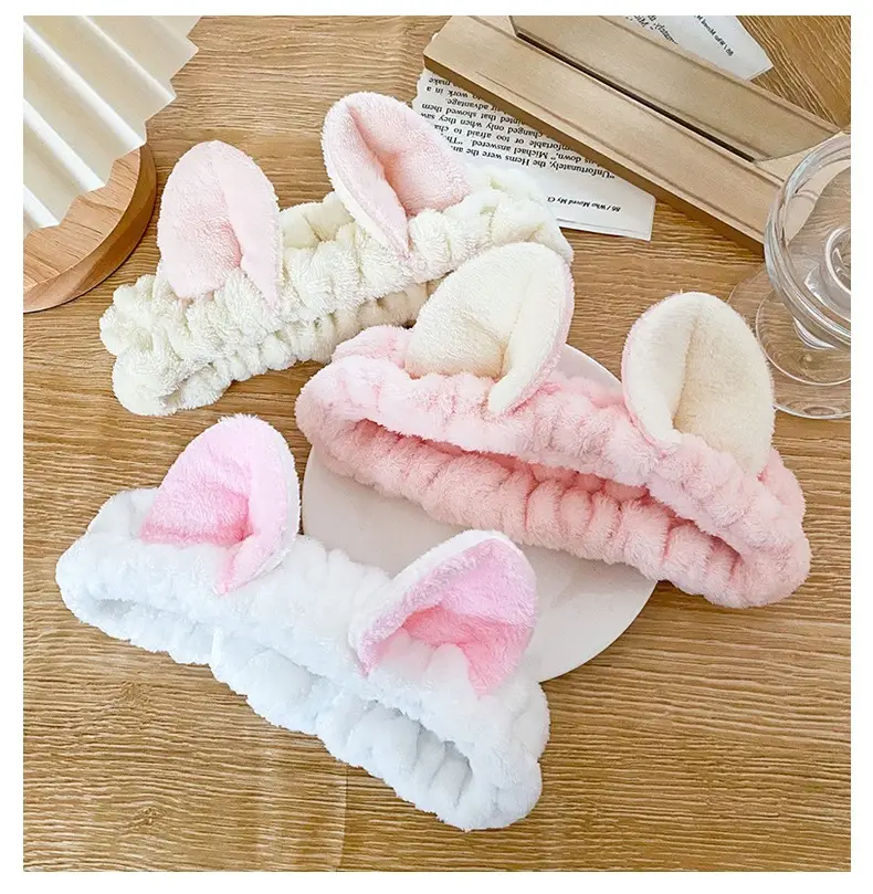 Cat Ear Flannel Headband for Women — feature 11