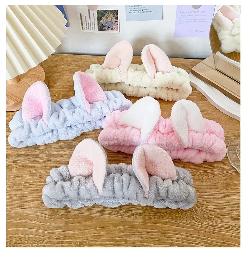 Cat Ear Flannel Headband for Women — feature 12