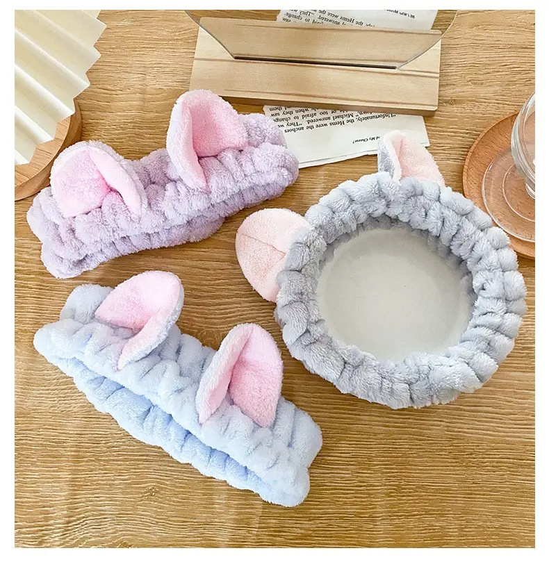 Cat Ear Flannel Headband for Women — feature 13
