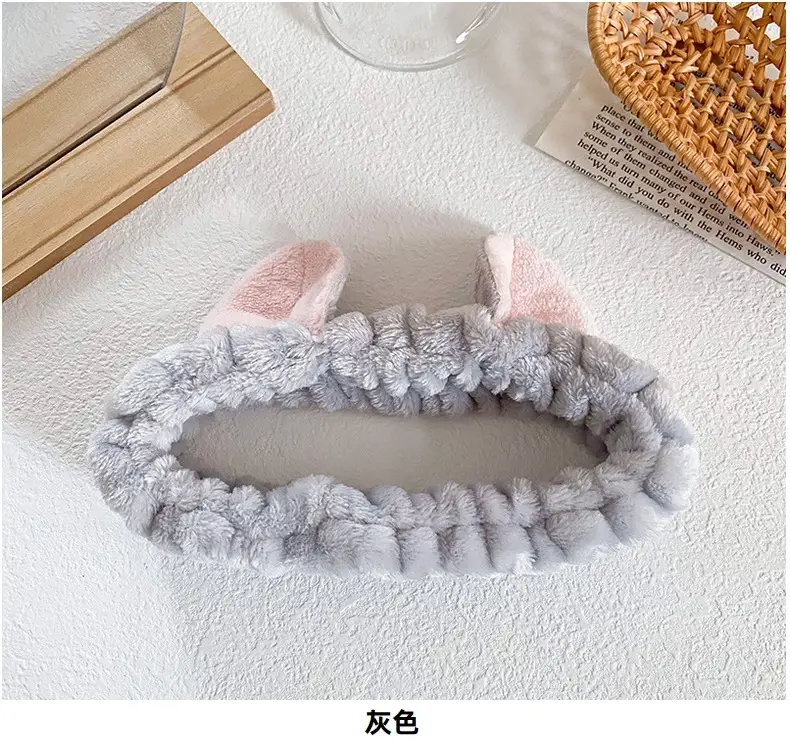 Cat Ear Flannel Headband for Women — feature 19