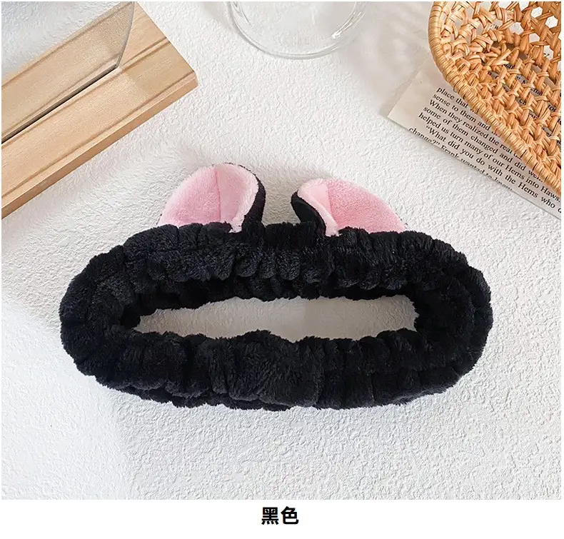 Cat Ear Flannel Headband for Women — feature 22