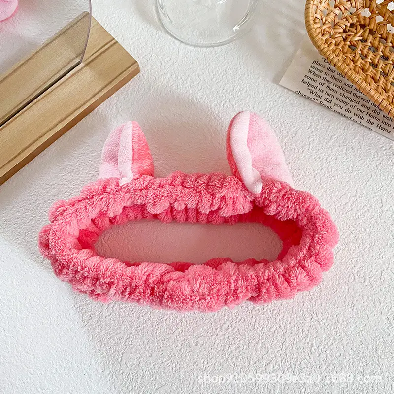 Cat Ear Flannel Headband for Women - Image 9