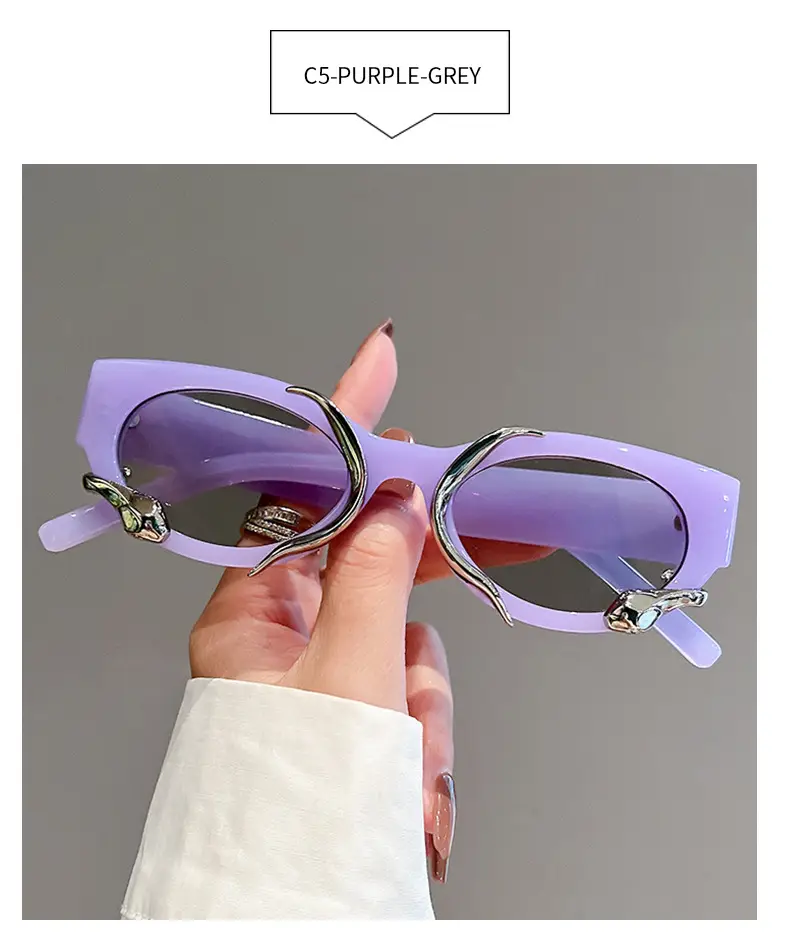 Cross-border Retro Snake Cat Eye Sunglasses Wholesale β feature 13