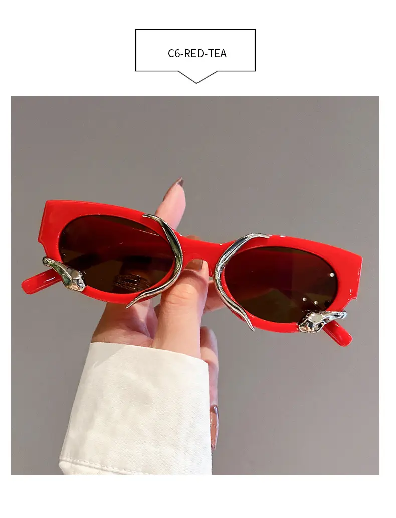 Cross-border Retro Snake Cat Eye Sunglasses Wholesale β feature 14