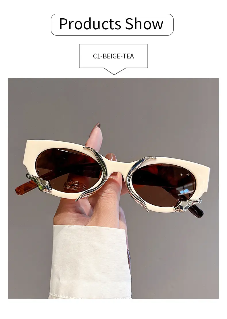 Cross-border Retro Snake Cat Eye Sunglasses Wholesale β feature 8
