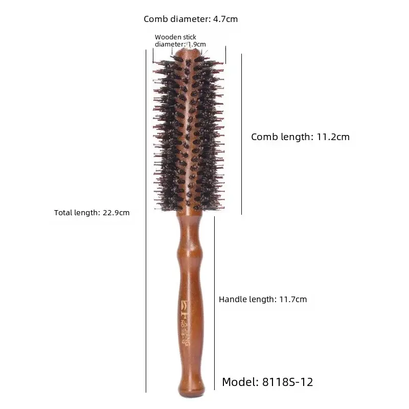 Wooden Curly Hair Comb for Styling Salon Use - Image 2