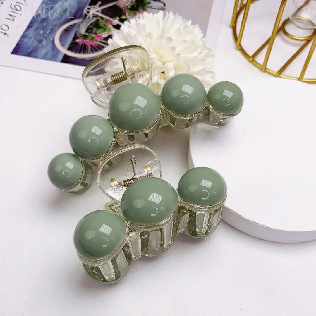 Korean Style Pearl Hairpin Clips Set of 5 - Image 11