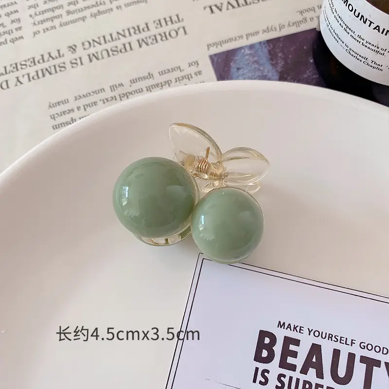 Korean Style Pearl Hairpin Clips Set of 5 - Image 3