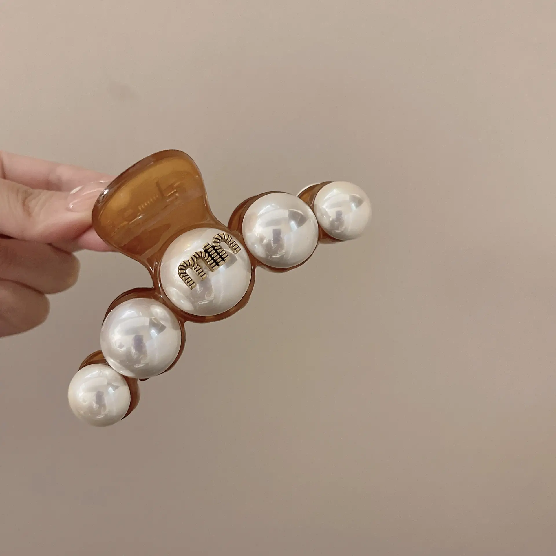 Korean Style Pearl Hairpin Clips Set of 5 - Image 4