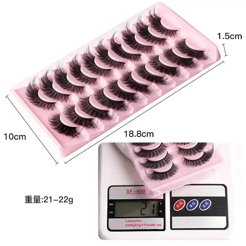 8D Mink False Eyelashes Dense Curves Wholesale - Image 11
