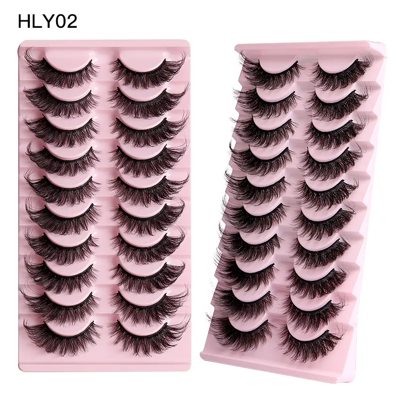 8D Mink False Eyelashes Dense Curves Wholesale - Image 2