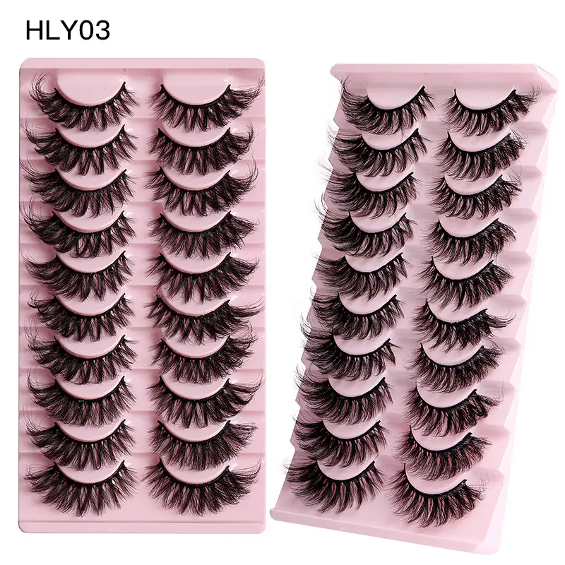8D Mink False Eyelashes Dense Curves Wholesale - Image 3
