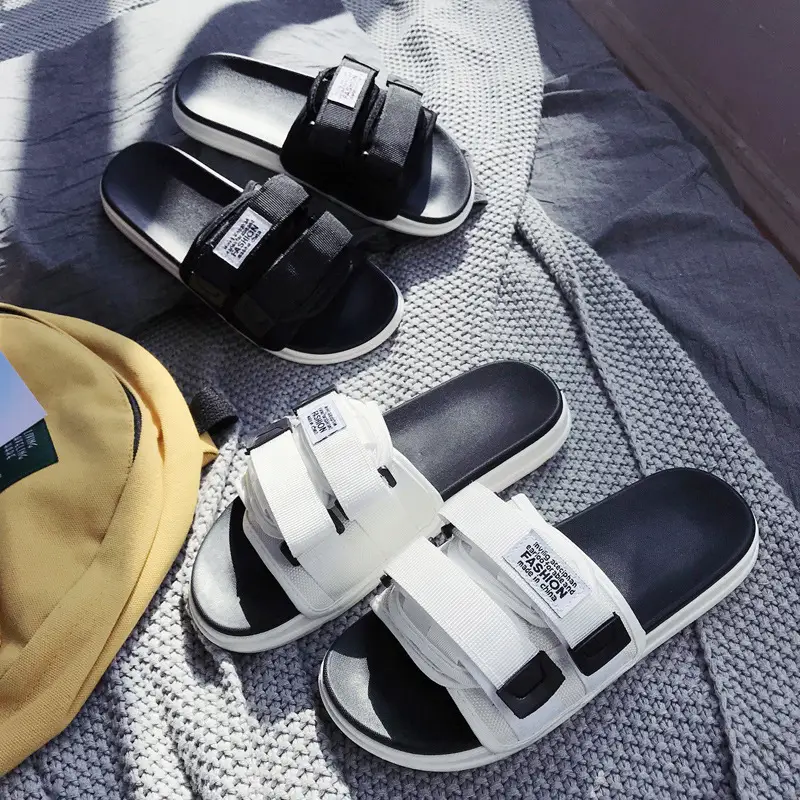 Slippers Women's Summer Outer Wear 2022 New Non-Slip Slides Couples Beach Korean Fashionable Fashion Internet Celebrity Sandals - Image 4