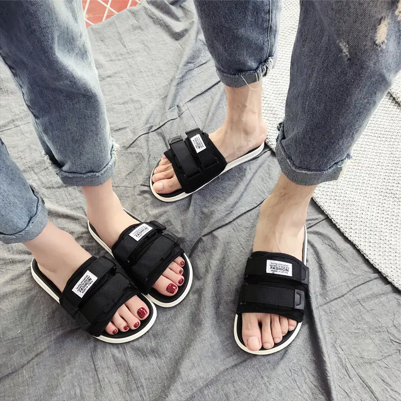 Slippers Women's Summer Outer Wear 2022 New Non-Slip Slides Couples Beach Korean Fashionable Fashion Internet Celebrity Sandals - Image 5