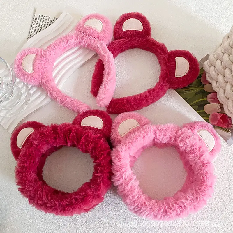 Cute Cartoon Bear & Frog Headbands for Girls