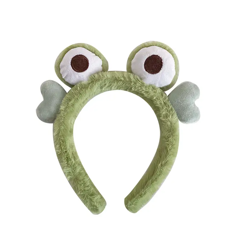 Cute Cartoon Bear & Frog Headbands for Girls