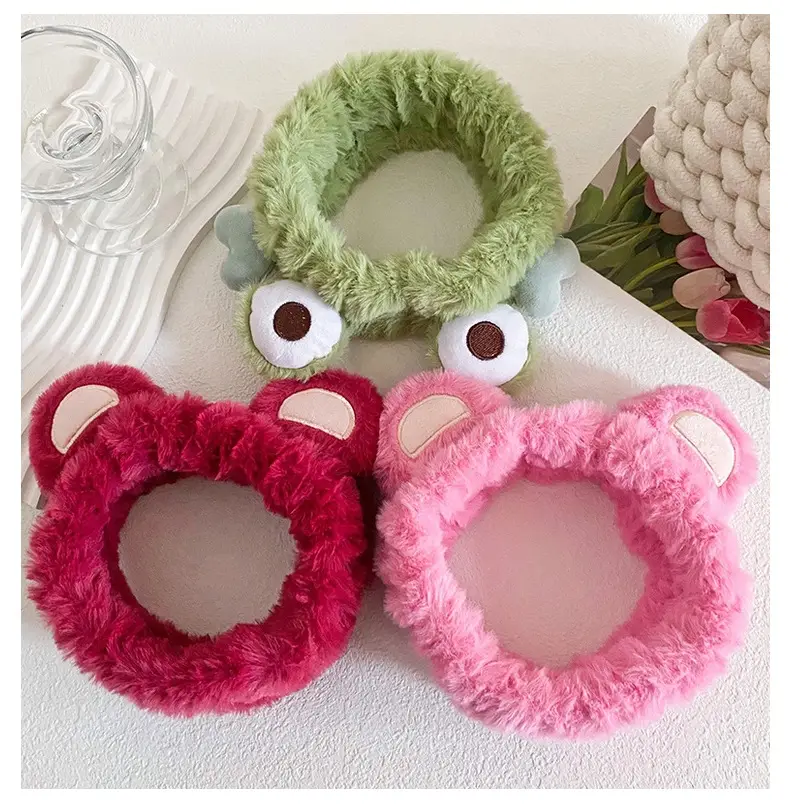 Cute Cartoon Bear & Frog Headbands for Girls — feature 13