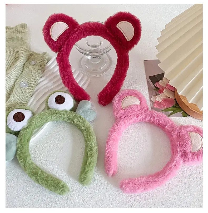 Cute Cartoon Bear & Frog Headbands for Girls — feature 14