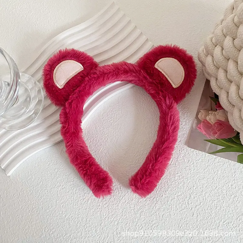 Cute Cartoon Bear & Frog Headbands for Girls