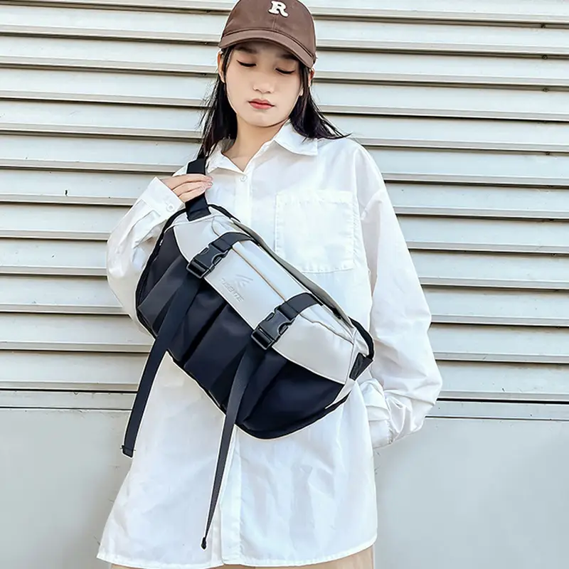 Men's Japanese Tooling Crossbody Bag Large Capacity Casual Shoulder Bag