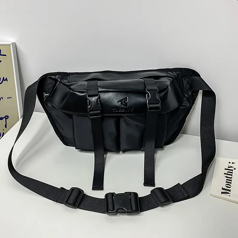 Men's Japanese Tooling Crossbody Bag Large Capacity Casual Shoulder Bag
