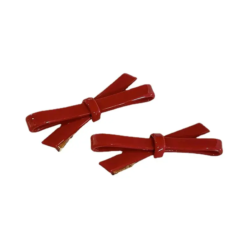 New Year Red Hairpin Women's Side Bangs Clip - Image 11