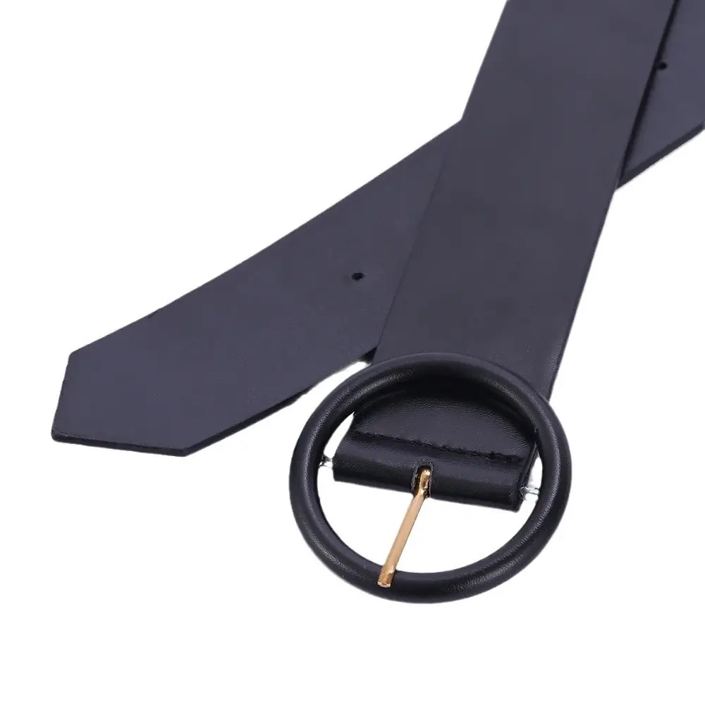 Black Belt with Gold Buckle for Women - Image 6