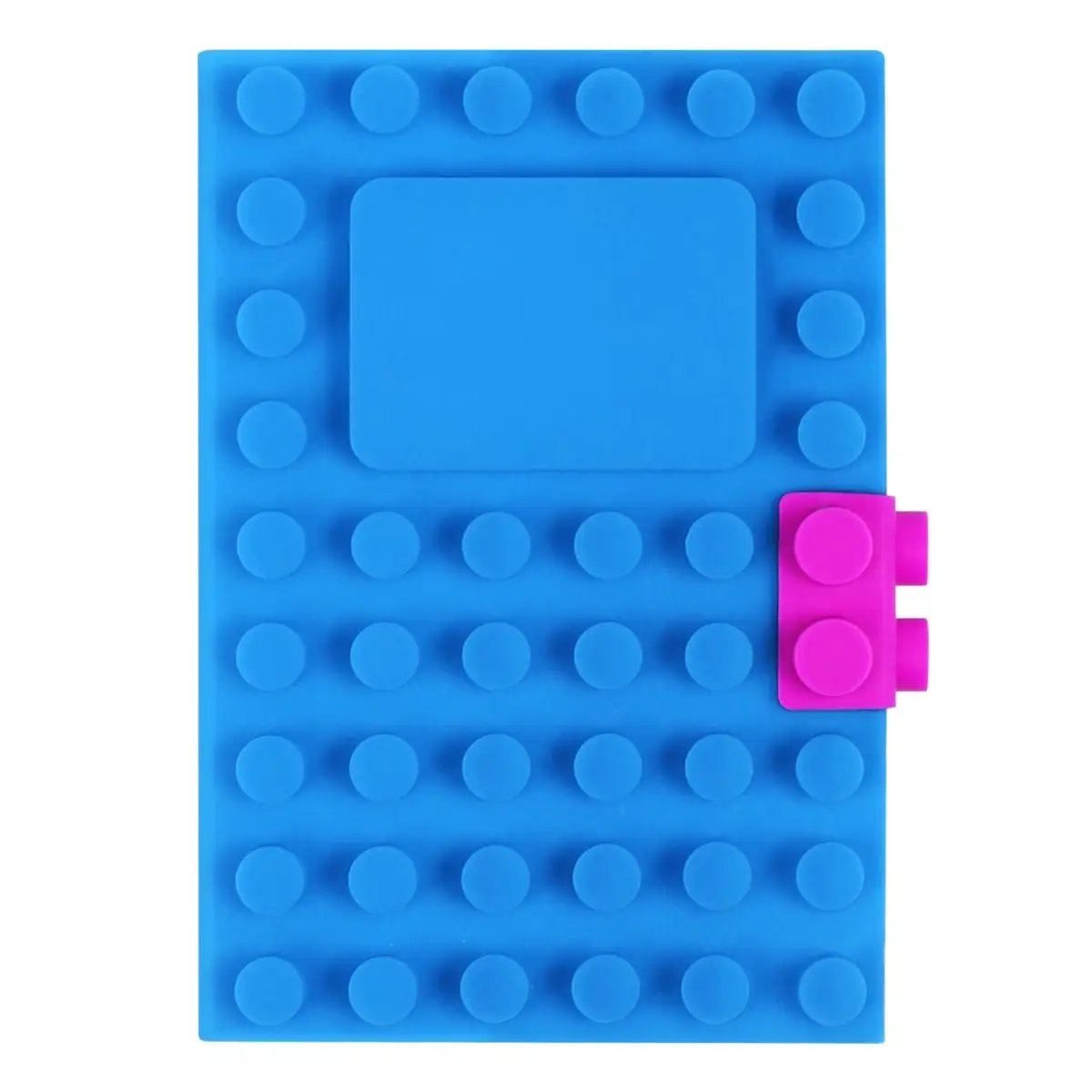 Pink Silicone A6 Notebook with Clasp for Students - Image 12