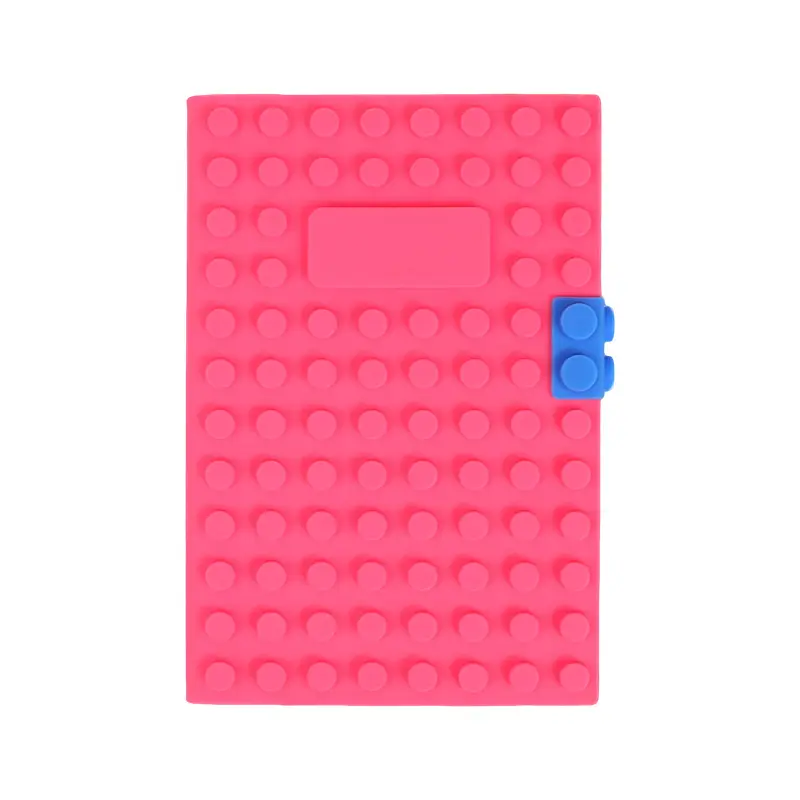 Pink Silicone A6 Notebook with Clasp for Students - Image 4