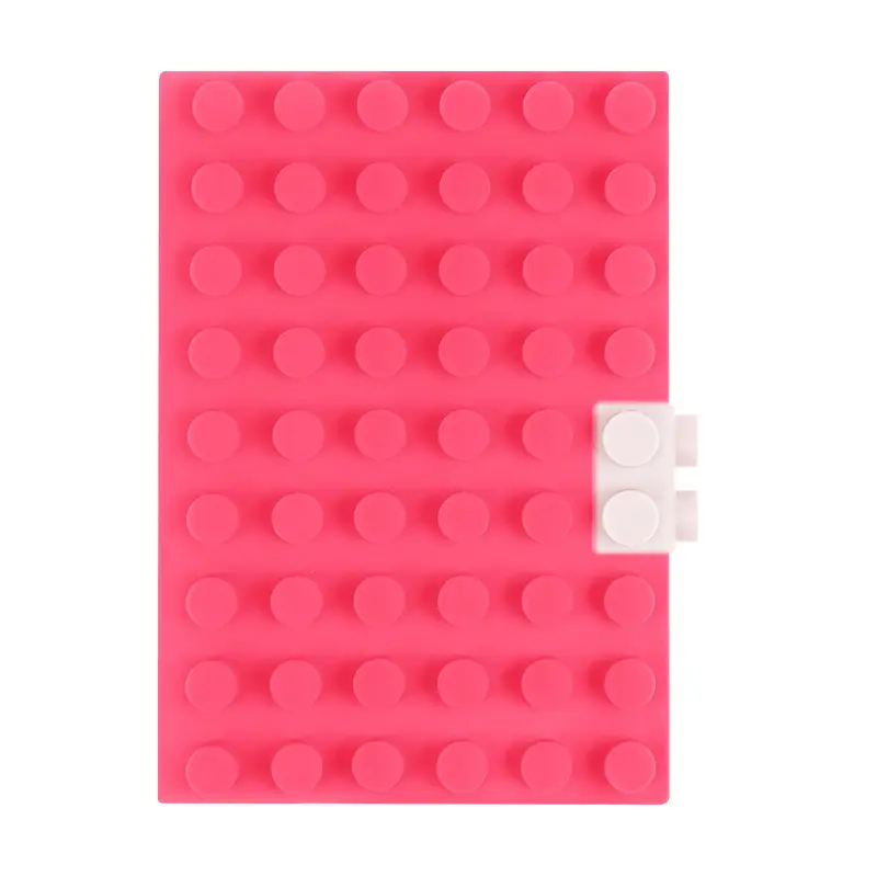 Pink Silicone A6 Notebook with Clasp for Students - Image 9