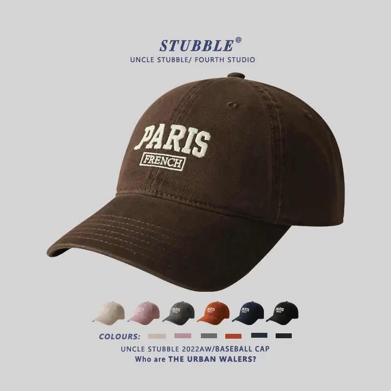 Paris Embroidered Baseball Cap for Men Women — feature 1