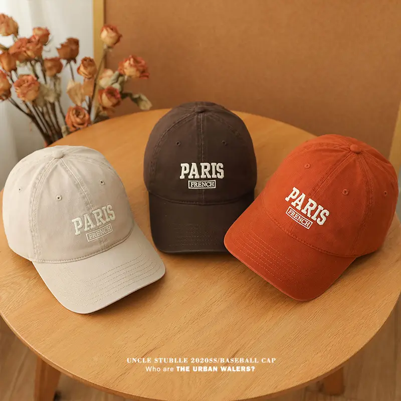 Paris Embroidered Baseball Cap for Men Women — feature 8