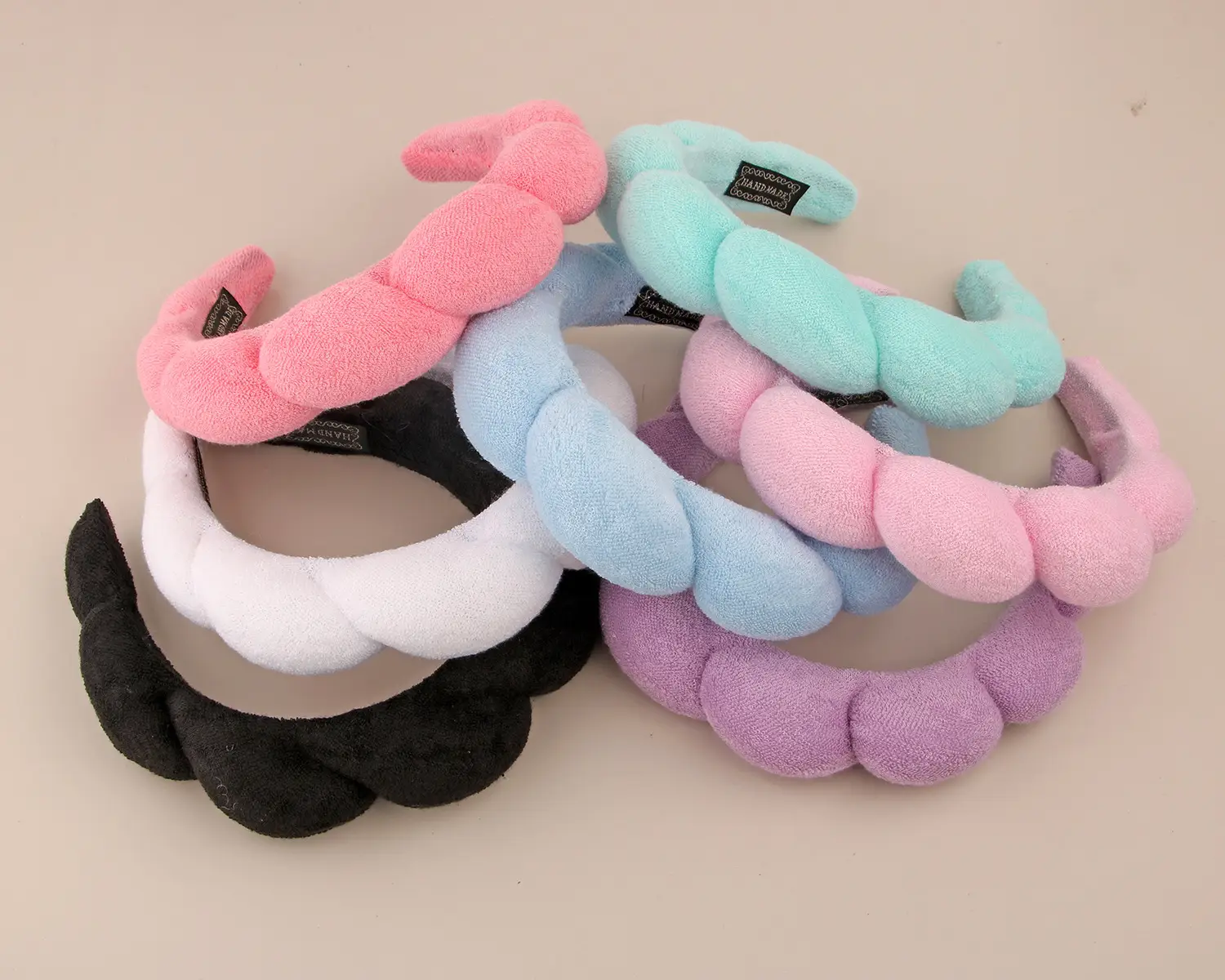 Women's Pink Foam Hair Band with Adjustable Strap — feature 6