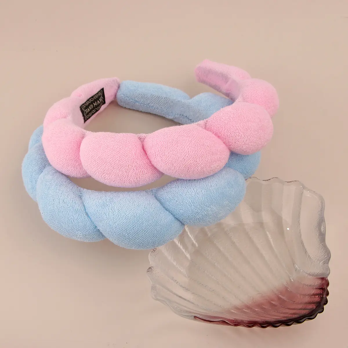 Women's Pink Foam Hair Band with Adjustable Strap — feature 8