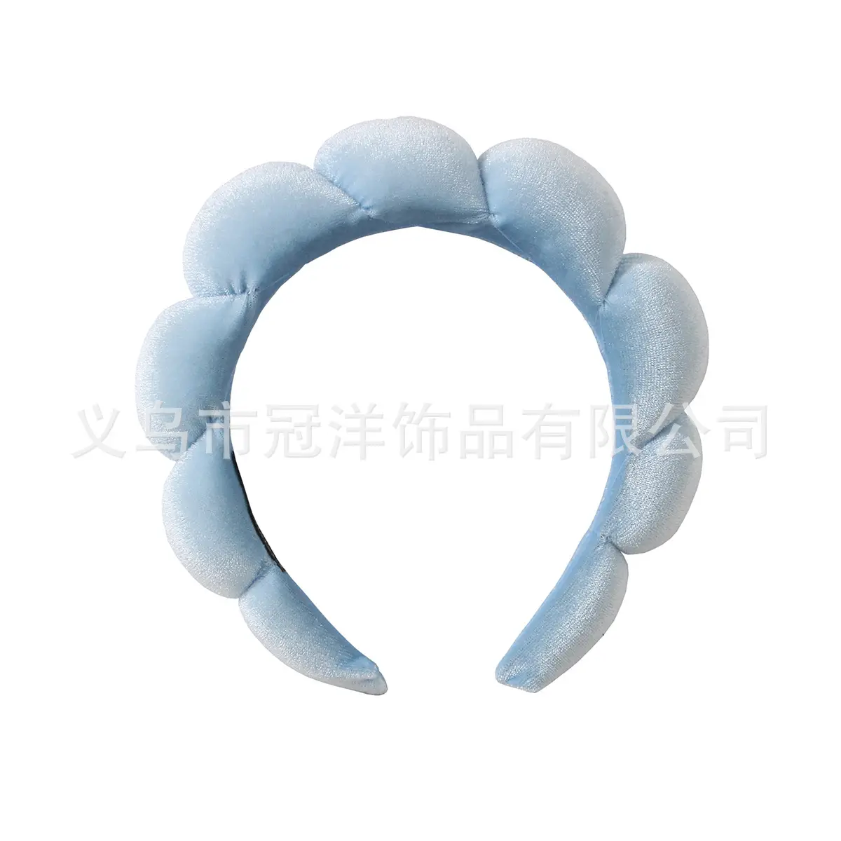 Women's Pink Foam Hair Band with Adjustable Strap - Image 9