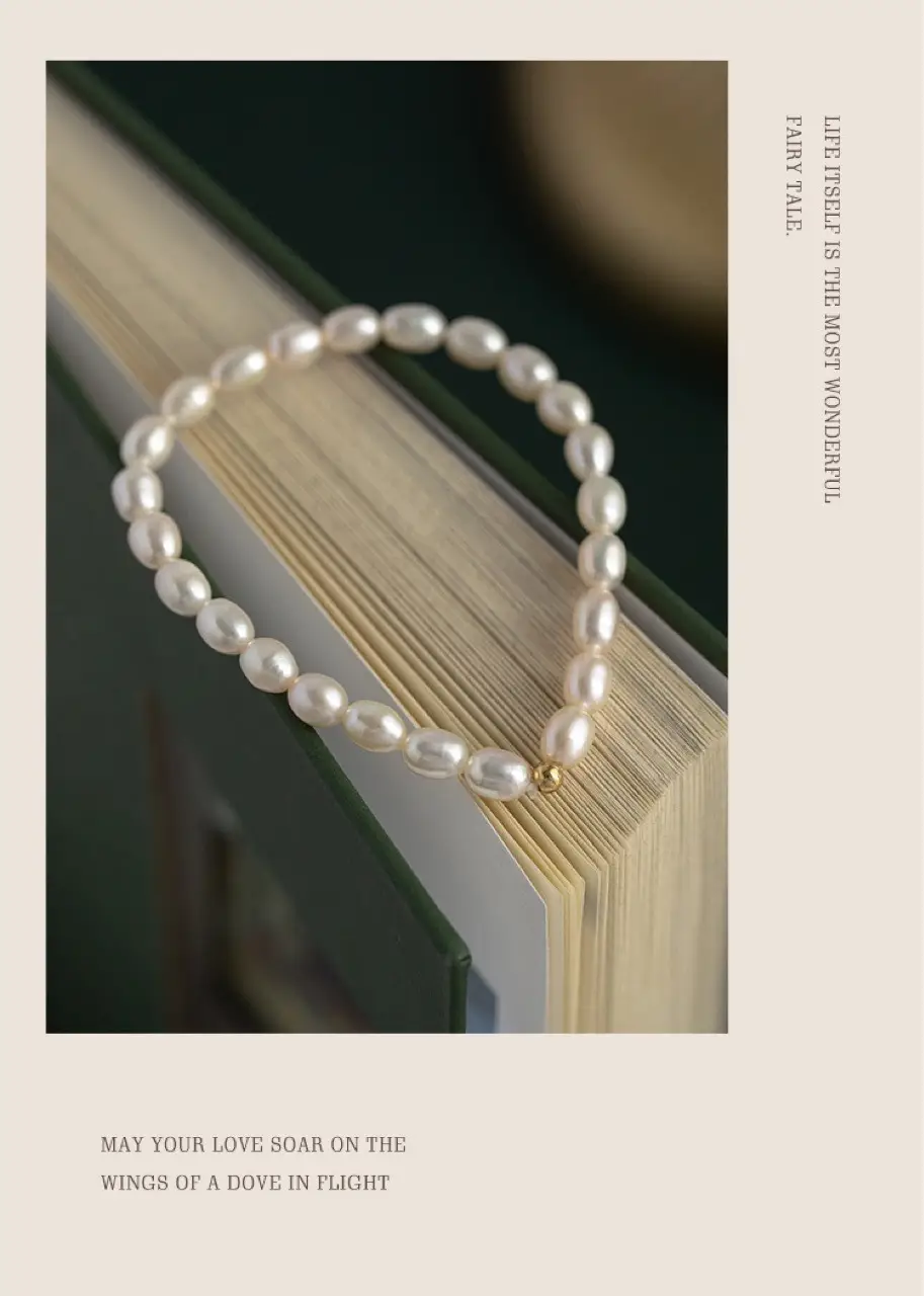 Natural Pearl Bracelet for Women Elastic Average Size — feature 7