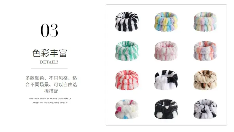 Plush Red White Wristband for Women — feature 9