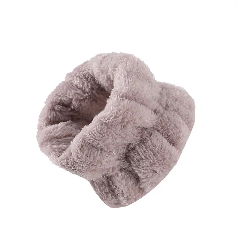 Plush Red White Wristband for Women
