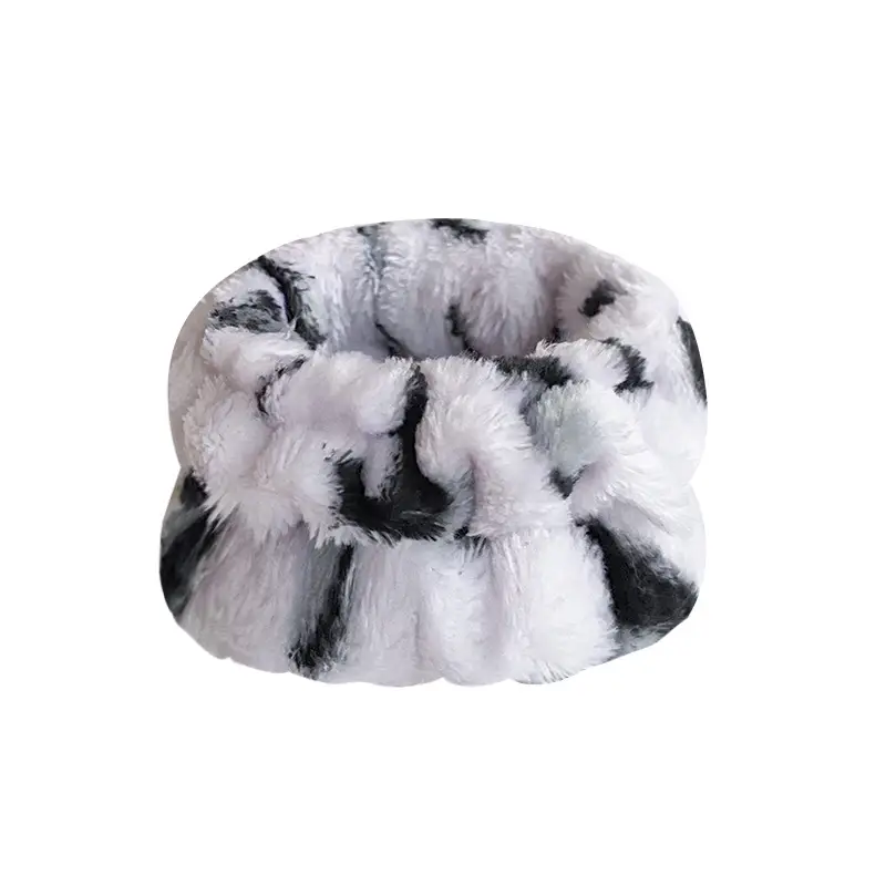Plush Red White Wristband for Women