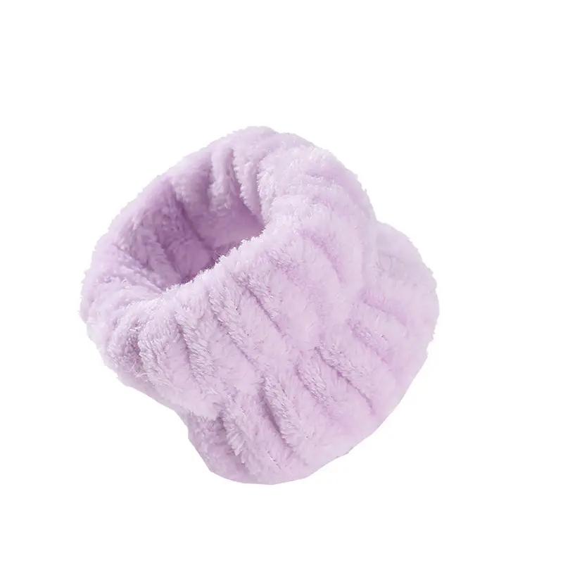 Plush Red White Wristband for Women