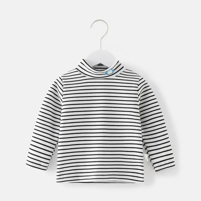 High-necked velvet top [beige penguin]]
