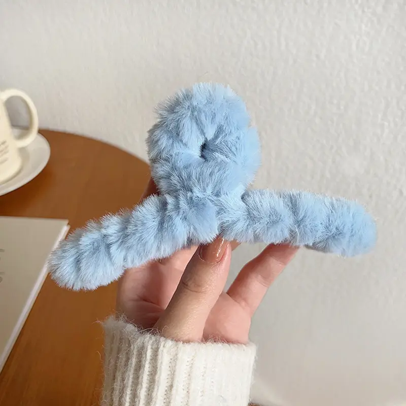 Autumn Winter Plush Hairpins for Women 2022 - Image 5