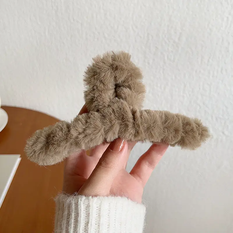Autumn Winter Plush Hairpins for Women 2022 - Image 4