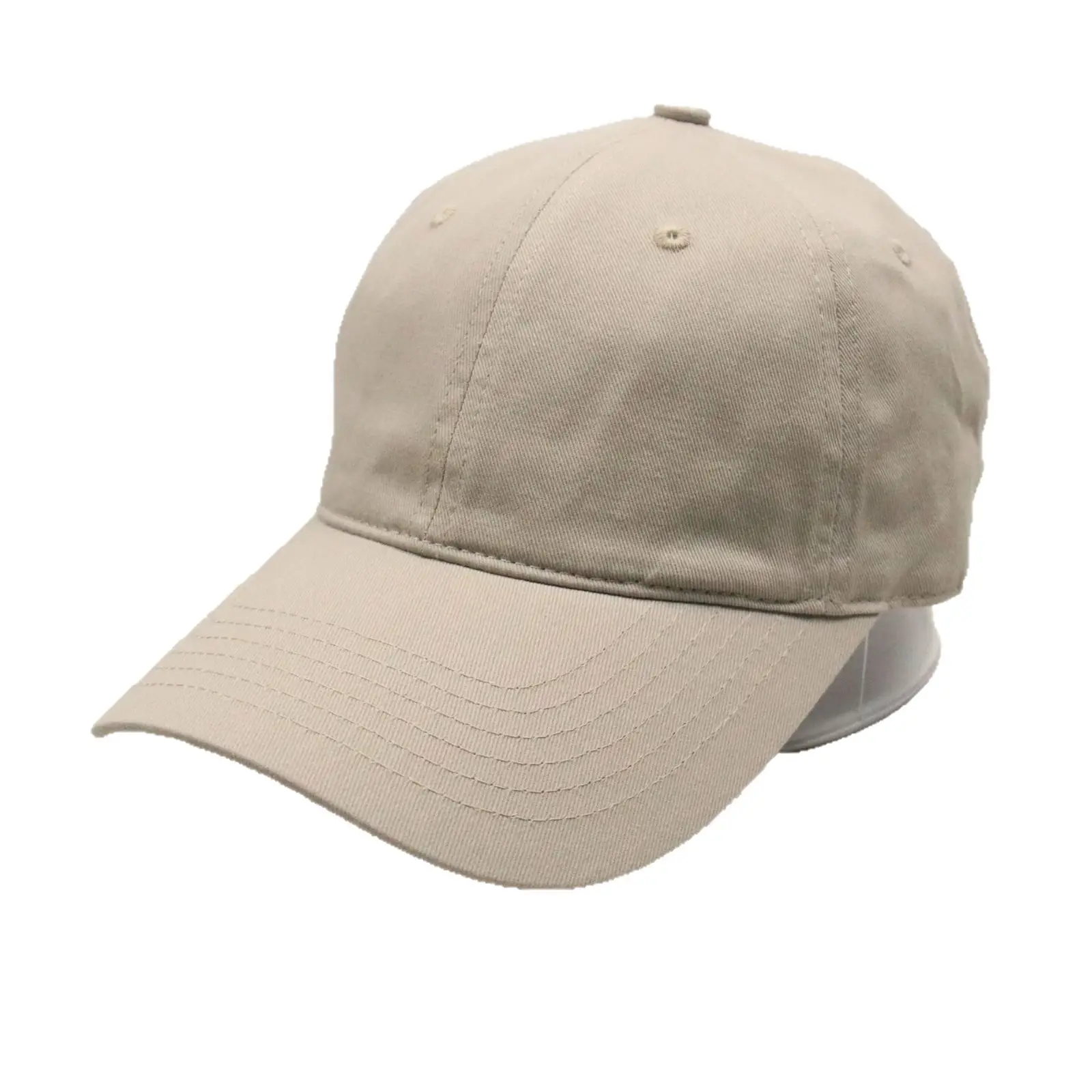 Men Grey Knitted Baseball Cap with Large Brim - Image 12