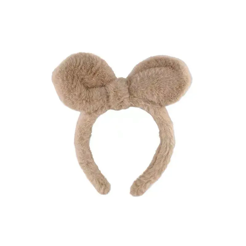 Plush Rabbit Ears Headband for Girls - Image 7